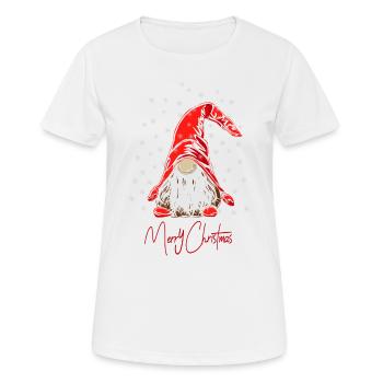 Elfe de noël noël - T-shirt respirant Femme - blanc - Devant - AI Model Female 172 dark (172cm)