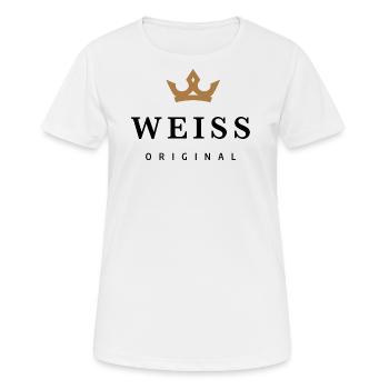 White - Women's Breathable T-Shirt - white - Front - AI Model Female 172 dark (172cm)