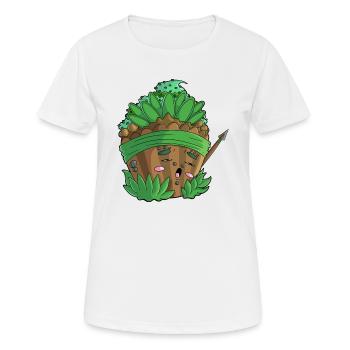 Jungle Cupcake - Frauen T-Shirt atmungsaktiv - Weiß - Vorne - AI Model Female 172 dark (172cm)