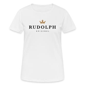 Rudolph - T-shirt respirant Femme - blanc - Devant - AI Model Female 172 dark (172cm)