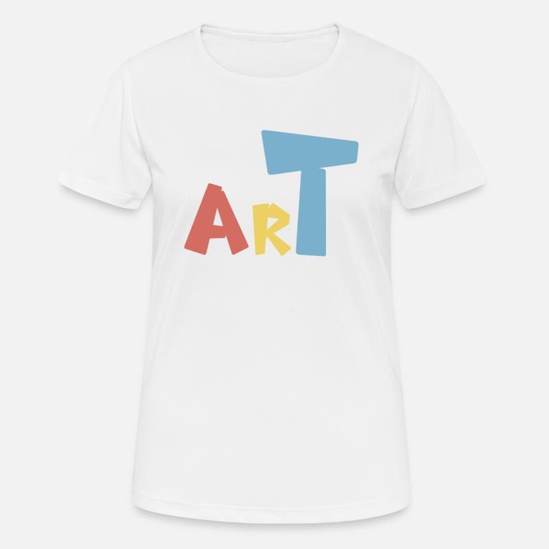 Art - Women's Breathable T-Shirt - white