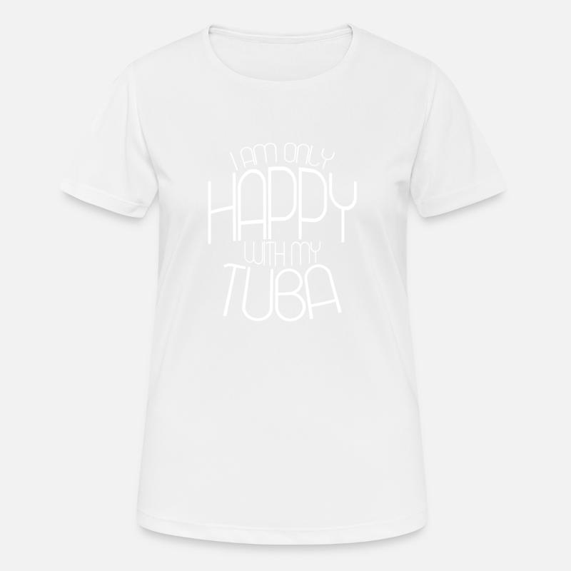 TUBA HEUREUX - T-shirt respirant Femme - blanc