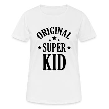 adolescent / enfant / ado / adolescente - T-shirt respirant Femme - blanc - Devant - AI Model Female 172 dark (172cm)