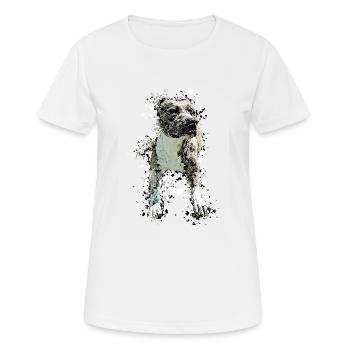 ChillinStaff - T-shirt respirant Femme - blanc - Devant - AI Model Female 172 dark (172cm)