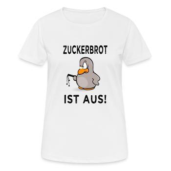 La carotte est sortie - T-shirt respirant Femme - blanc - Devant - AI Model Female 172 dark (172cm)