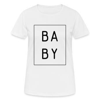 infant - Women's Breathable T-Shirt - white - Front - AI Model Female 172 dark (172cm)