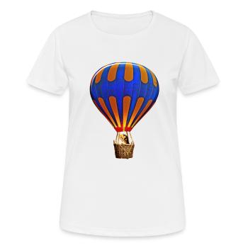 Hot air balloon 3 - Women's Breathable T-Shirt - white - Front - AI Model Female 172 dark (172cm)