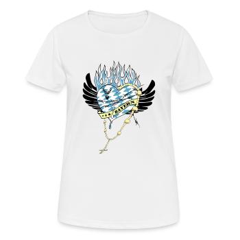 Bavaria - Women's Breathable T-Shirt - white - Front - AI Model Female 172 dark (172cm)