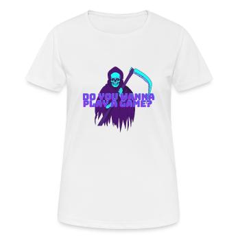 Retro Reaper - Women's Breathable T-Shirt - white - Front - AI Model Female 172 dark (172cm)