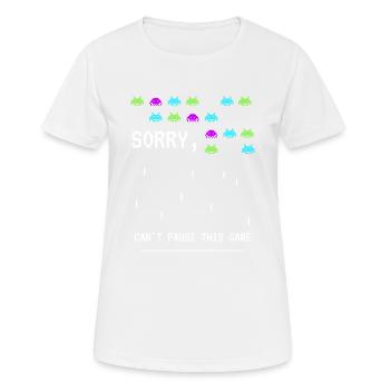 Joueur - T-shirt respirant Femme - blanc - Devant - AI Model Female 172 dark (172cm)