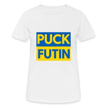Ukraine - T-shirt respirant Femme - blanc - Devant - AI Model Female 172 dark (172cm)