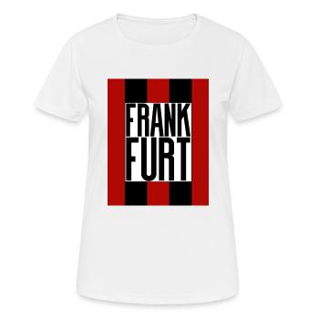 Francfort - T-shirt respirant Femme - blanc - Devant - AI Model Female 172 dark (172cm)