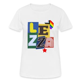 Lesbienne - T-shirt respirant Femme - blanc - Devant - AI Model Female 172 dark (172cm)