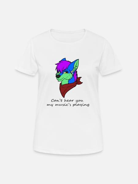 I can't hear you - Women's Breathable T-Shirt - white