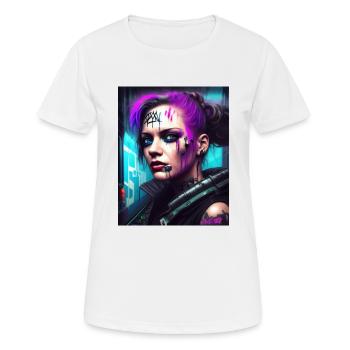 Experience unique graffiti art - Women's Breathable T-Shirt - white - Front - AI Model Female 172 dark (172cm)