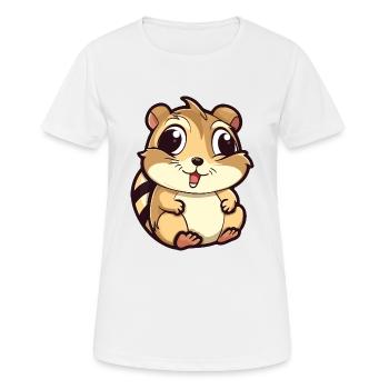 Chipmunk - Women's Breathable T-Shirt - white - Front - AI Model Female 172 dark (172cm)