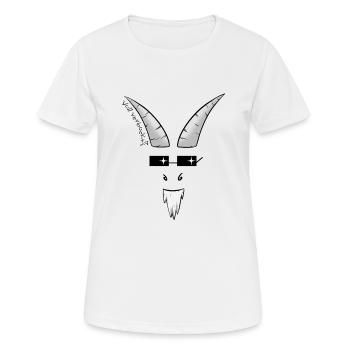 Voll verBockt! - Frauen T-Shirt atmungsaktiv - Weiß - Vorne - AI Model Female 172 dark (172cm)
