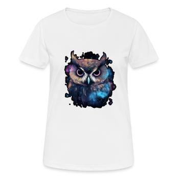 Mystisches Heulen, das uns ansieht, Fantasienatur - Frauen T-Shirt atmungsaktiv - Weiß - Vorne - AI Model Female 172 dark (172cm)