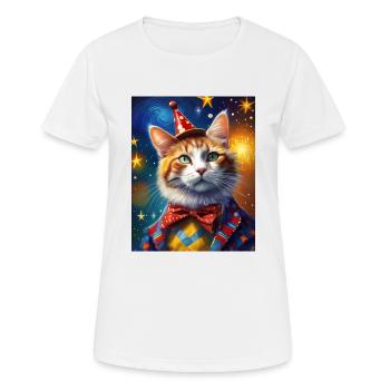 super mignon blanc Capybara peinture animal moelleux - T-shirt respirant Femme - blanc - Devant - AI Model Female 172 dark (172cm)