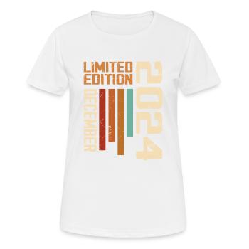 December 2024 - 2024 December - Women's Breathable T-Shirt - white - Front - AI Model Female 172 dark (172cm)