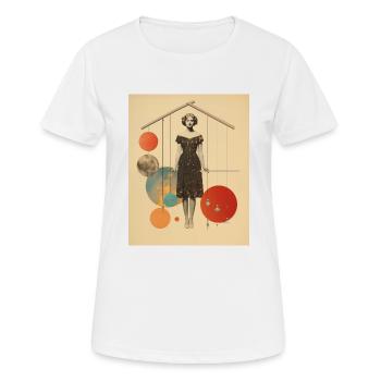 Balance - T-shirt respirant Femme - blanc - Devant - AI Model Female 172 dark (172cm)