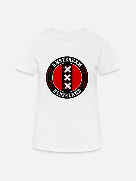 Amsterdam - T-shirt respirant Femme - blanc