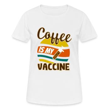 Kaffee Cappuccino Latte Macchiato Coffee - Frauen T-Shirt atmungsaktiv - Weiß - Vorne - AI Model Female 172 dark (172cm)