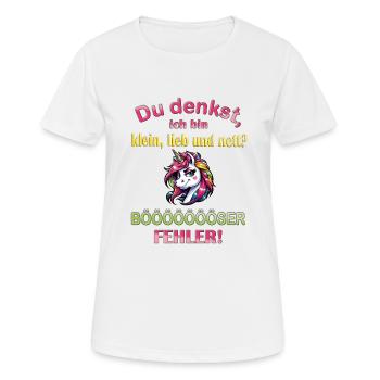 Lustiger Spruch für coole Mädchen - Frauen T-Shirt atmungsaktiv - Weiß - Vorne - AI Model Female 172 dark (172cm)