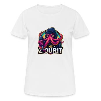 MC ZOURIT - T-shirt respirant Femme - blanc - Devant - AI Model Female 172 dark (172cm)