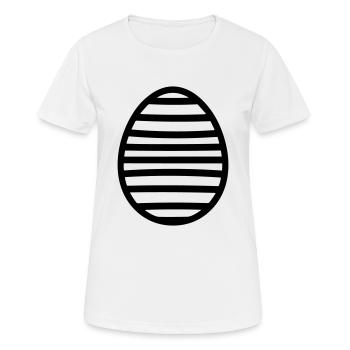 oeuf de paques - T-shirt respirant Femme - blanc - Devant - AI Model Female 172 dark (172cm)