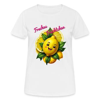 Freches Früchtchen - Frauen T-Shirt atmungsaktiv - Weiß - Vorne - AI Model Female 172 dark (172cm)