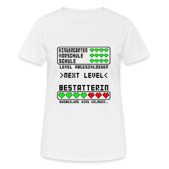Bestatterin Ausbildung Beginn für Mädchen Baby - Frauen T-Shirt atmungsaktiv - Weiß - Vorne - AI Model Female 172 dark (172cm)