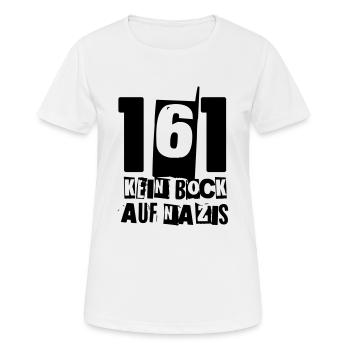 161 NO DESIRE FOR NAZ - Women's Breathable T-Shirt - white - Front - AI Model Female 172 dark (172cm)