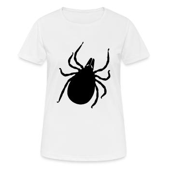 tick - Women's Breathable T-Shirt - white - Front - AI Model Female 172 dark (172cm)