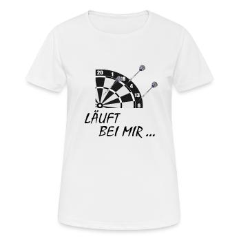 Darts dart beer funny departure - Women's Breathable T-Shirt - white - Front - AI Model Female 172 dark (172cm)