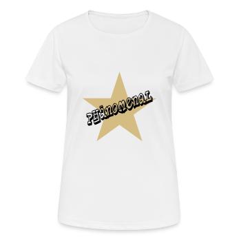 phénoménal cadeau allemandrap hip hop - T-shirt respirant Femme - blanc - Devant - AI Model Female 172 dark (172cm)