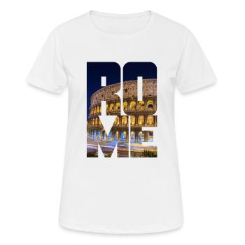 Rom Kolosseum - Frauen T-Shirt atmungsaktiv - Weiß - Vorne - AI Model Female 172 dark (172cm)