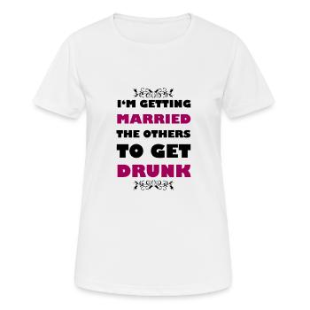 Bachelor - Women's Breathable T-Shirt - white - Front - AI Model Female 172 dark (172cm)