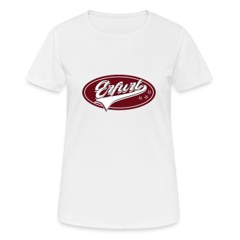 Erfurt Retro Urban Big City Thüringen Heimat Liebe - Frauen T-Shirt atmungsaktiv - Weiß - Vorne - AI Model Female 172 dark (172cm)