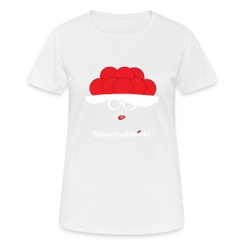 Schwarzwaldmädel Schwarzwald Bollenhut Geschenk - Frauen T-Shirt atmungsaktiv - Weiß - Vorne - AI Model Female 172 dark (172cm)