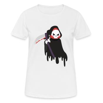 Grim Reaper - Halloween - Women's Breathable T-Shirt - white - Front - AI Model Female 172 dark (172cm)
