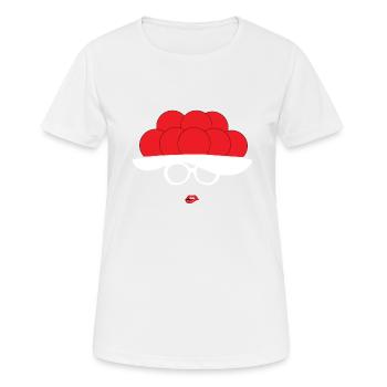 Cadeau de Bollenhut pour fille de la Forêt-Noire - T-shirt respirant Femme - blanc - Devant - AI Model Female 172 dark (172cm)