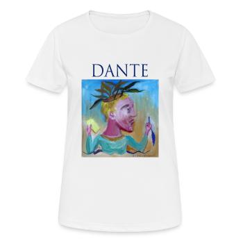 Dante Alighieri - Frauen T-Shirt atmungsaktiv - Weiß - Vorne - AI Model Female 172 dark (172cm)