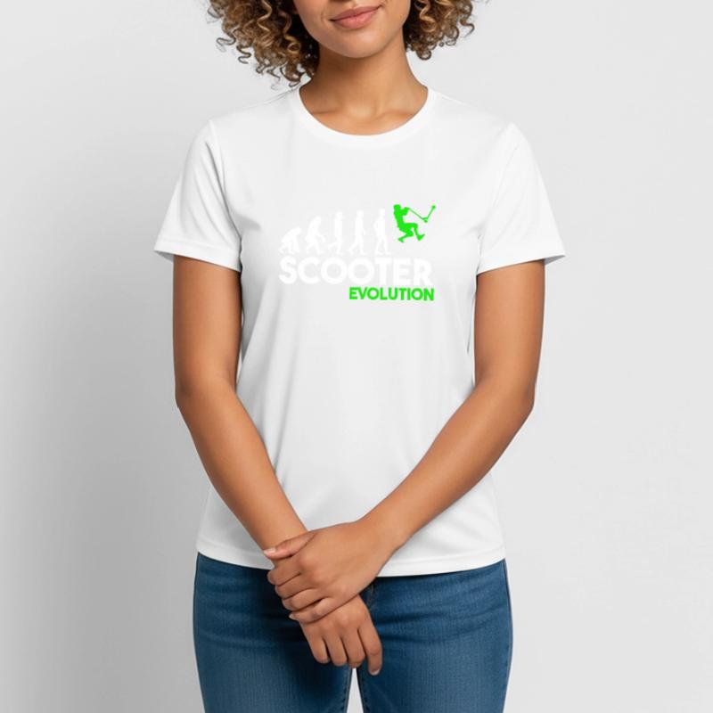 Scooter Evolution Cascade Scooter garçon scooter T-shirt respirant Femme