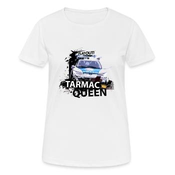 TARMAC QUEEN 306 MAXI TEE SHIRT - T-shirt respirant Femme - blanc - Devant - AI Model Female 172 dark (172cm)
