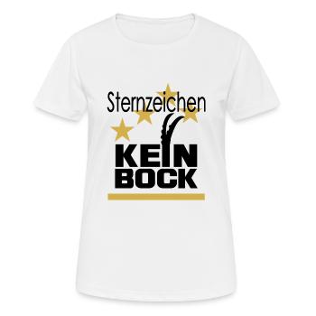 sternzeichen kein bock geschenkidee - Frauen T-Shirt atmungsaktiv - Weiß - Vorne - AI Model Female 172 dark (172cm)