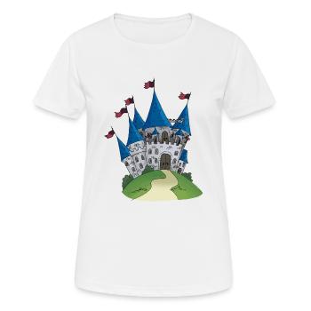 Ritterburg Castle Ritter Burg - Women's Breathable T-Shirt - white - Front - AI Model Female 172 dark (172cm)