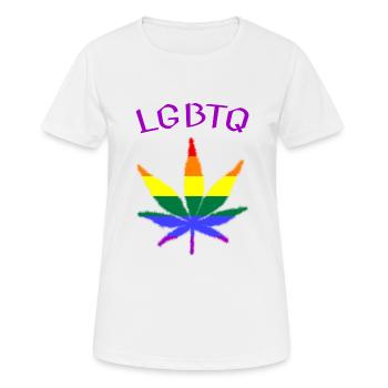Lgbtq, Pride Month - Frauen T-Shirt atmungsaktiv - Weiß - Vorne - AI Model Female 172 dark (172cm)