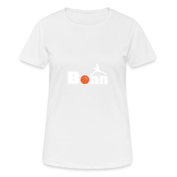 Willkommen in Bonn. - Frauen T-Shirt atmungsaktiv - Weiß - Vorne - AI Model Female 172 dark (172cm)