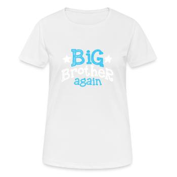Siblings Big Brother Big Brother Again - Women's Breathable T-Shirt - white - Front - AI Model Female 172 dark (172cm)